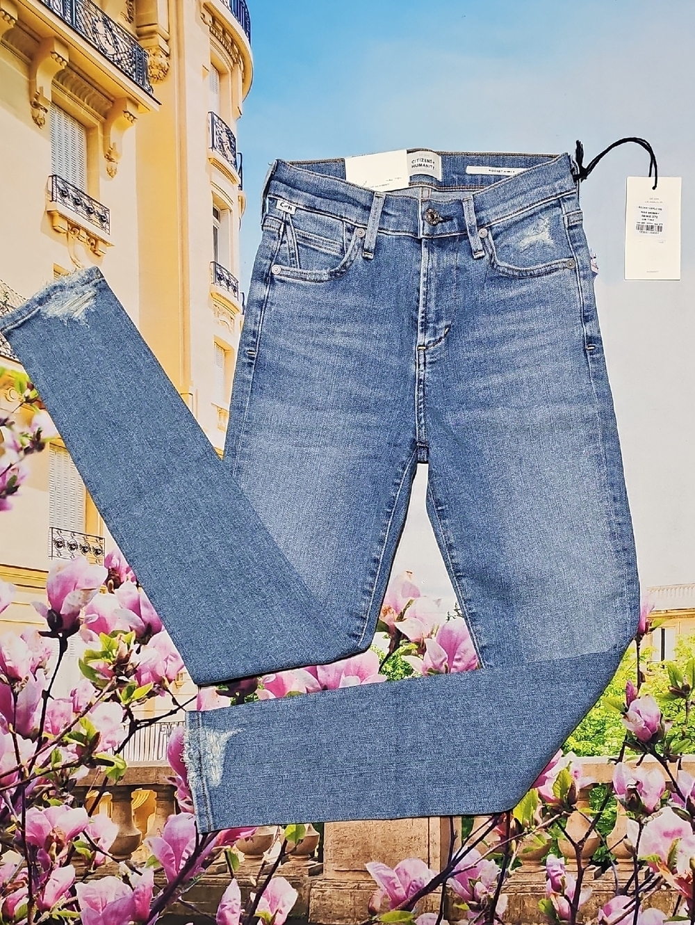 Citizens of Humanity Distressed Skinny Jeans Size 23 New